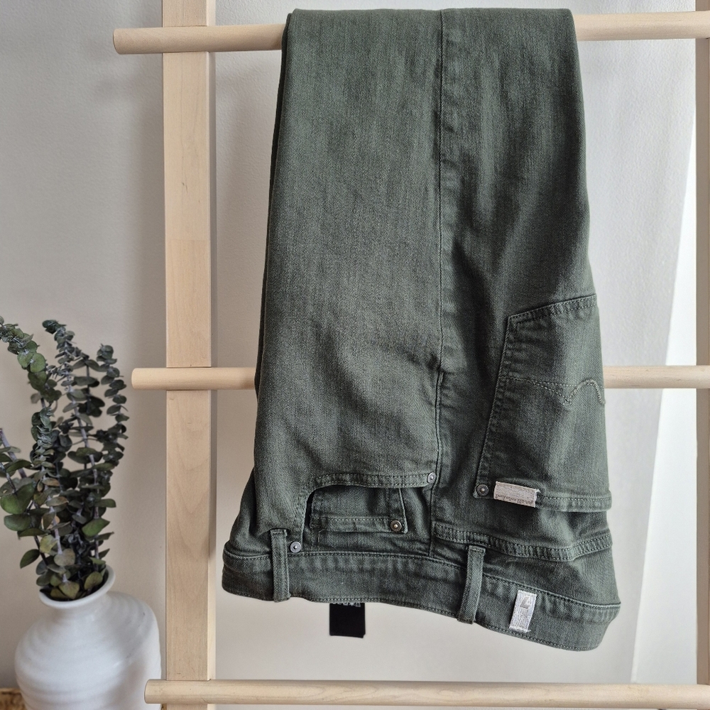 7 For All Mankind Green Mens Jeans